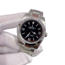U1 Rolex Explorer Upgraded Jubilee Strap Automatic Stainless Steel Watch Bezel Men's Watch Sapphire Glass Case New Black Case - myaceshop
