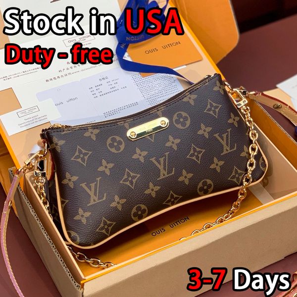 1:1 copy Designer Bag Fashion pochette Liv bag Shoulder bag women Leather Embossed bag Old Flower Handbags Designer purse - Bags, Luggage & Accessories - myaceshop
