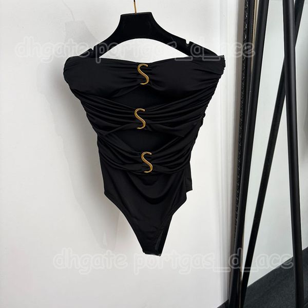 Designer Charming Hollow Bodysuit Tanks Women Black Sleeveless Leopard Sexy Night Club Party Playsuit - Apparel - myaceshop