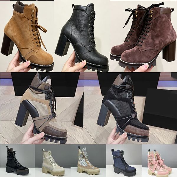 Designer Ankle Boots Women Winter Martin Boot Star Trail Boots Classic Desert Boots Low Heels Boots Real Leather Boots Vintage Boots Fashion Platform Shoes 013 - Shoes & Accessories - myaceshop