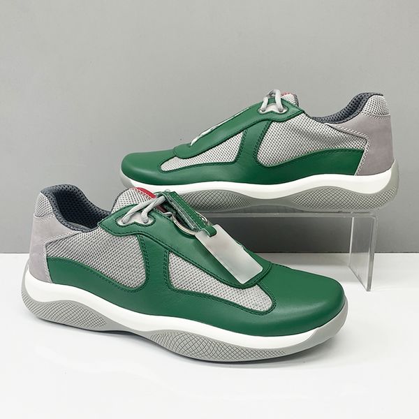 Top Designer Sneakers Mens Cup Shoes Leather Trainers Breathable Mesh Sport Shoes Outdoor Fashion Running Shoes 447 - Fashion Collection - myaceshop