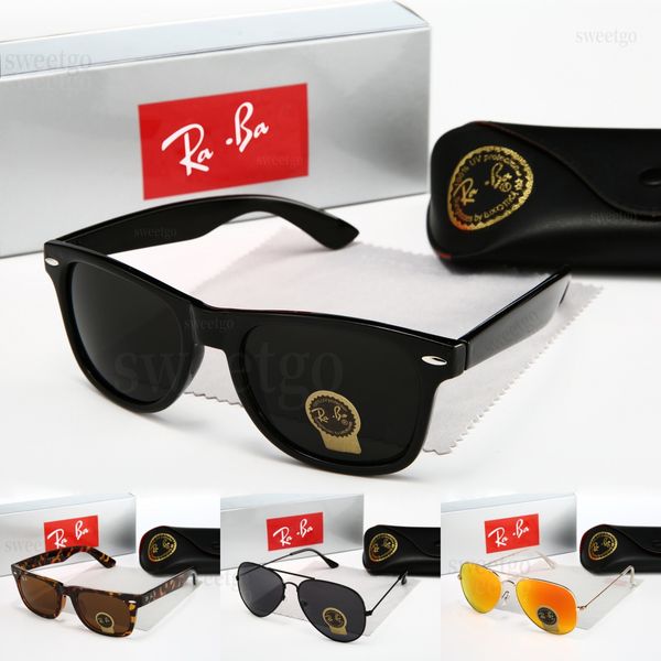 With Box Luxury Sunglasses UV400 Protection Polarized Option Glasses Polished Silver Frame Designer Sunglasses Outdoor Flying Beach Sunglasses For Women Men - Bags, Shoes & Accs - myaceshop