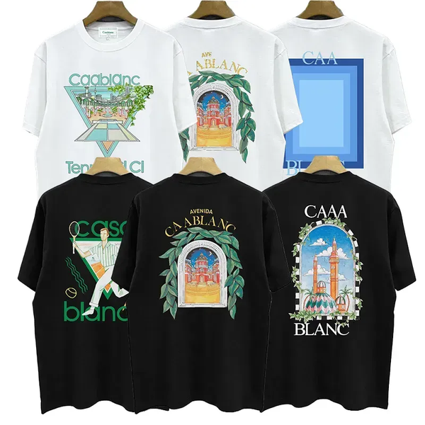 designer t shirt men tshirt designer shirt summer round neck sweat absorbing short sleeves cotton high quality size s-3xl - Apparel - myaceshop