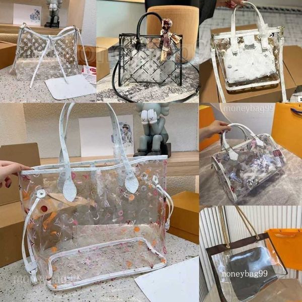 10A Shoulder Bags jelly Fashion Designer Transparent Totes Ladies Crossbody VL bag Show off the rich Clear Lipstick powder makeup cosmetic Pouch toiletry purse 2025 - Bags, Luggage & Accessories - myaceshop