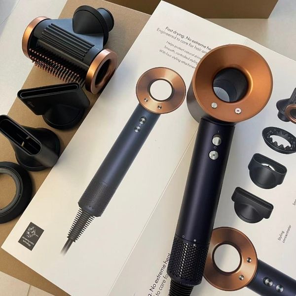 Fashion Hair Dryers Salon Anion Mute Hairdryer Designer Hair Care Electric Hair Drier Quick-dry Safety Egative Ionic Professional negative Quick-dry Blow Power - Hair Products - myaceshop