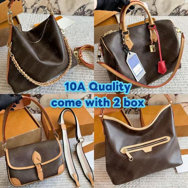 Luxury Genuine Leather Shoulder Bag Women Vintage Boston Crossbody Handbags Rich Texture Large Capacity Commuting Tote Fashion Purse Travel Bag Womens Purse PRPU - Bags, Luggage & Accessories - myaceshop