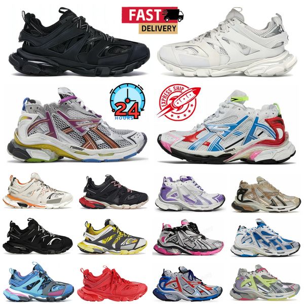 Desinger Casual Shoes Runner 7 7.0 Track Led Sneaker Tracks 3 3.0 Platform Sneakers Luxury Paris Gomma Leather Trainer Extraordinary Mens Women Trainers Size 35-46 - Shoes & Accessories - myaceshop