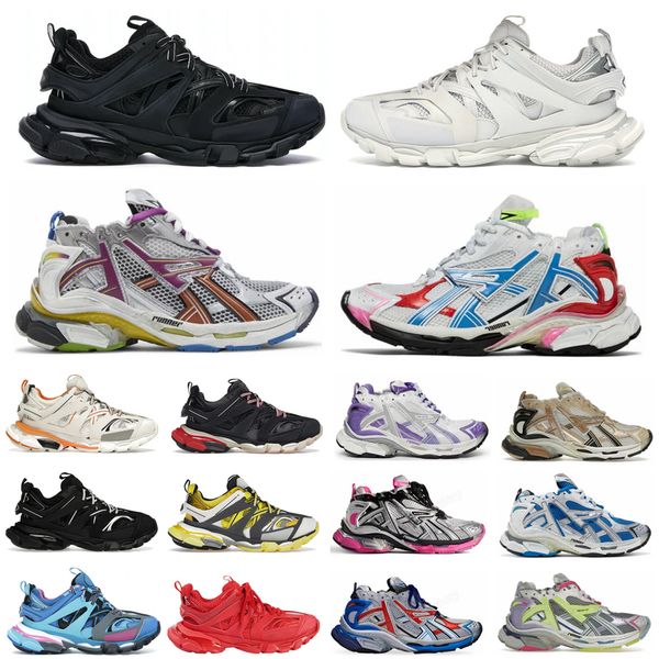 Desinger Casual Shoes Runner 7 7.0 Track Led Sneaker Tracks 3 3.0 Platform Sneakers Luxury Paris Gomma Leather Trainer Extraordinary Runners Mens Trainers 35-46 - Shoes & Accessories - myaceshop