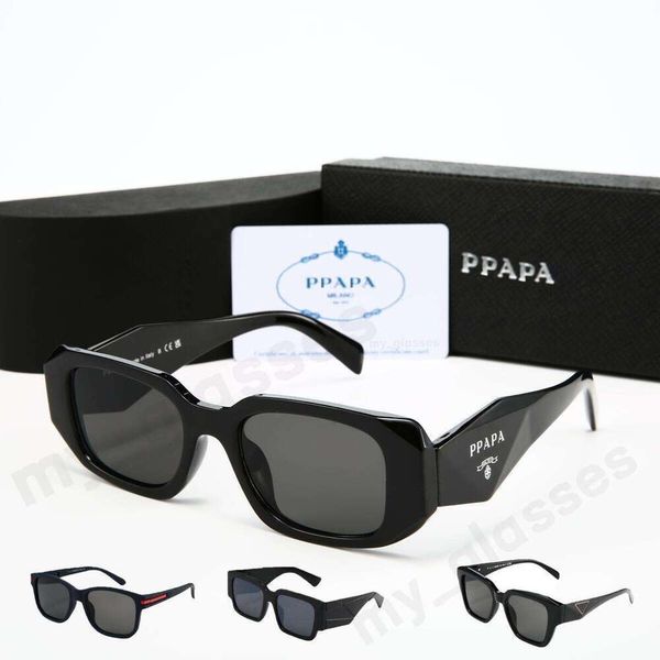 Luxury Designer Sunglasses Symbole Triangular Signature Angular Frame UV400 Protection Anti Glare Eyewear for Men Women Fashion PR17WS Sun Glasses with Box - Bags, Shoes & Accs - myaceshop
