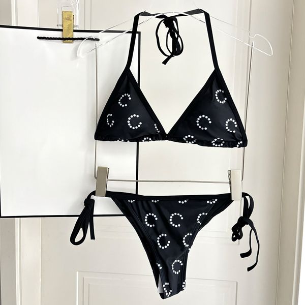 Designer Swimwear Bikini Swimsuit Women Sexy Beach Vacation Bikini Split Letter Pattern Fashion Leisure Hot Spring Beach Vacation Swimsuit