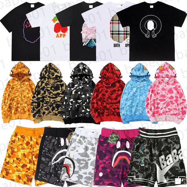 bapeshoodie t shirt designer shirt mens hoodies mens bapesshirts designer t shirts womens bapestshirt tees hoodie summer street clothes fashion tees asian size - Apparel - myaceshop