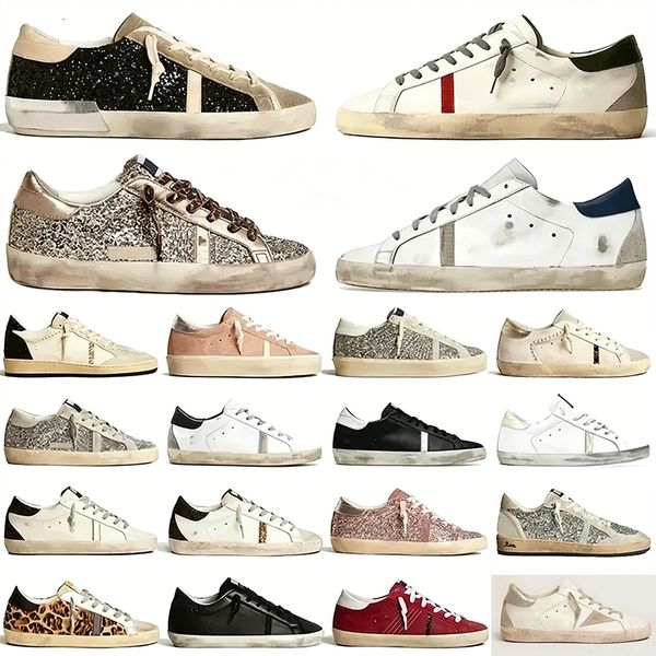 Leather Super Star Shoes For Men Women Designer Casual Shoes Women Dirtys Sneakers Lace Up Low Top Runners Sport Shoes Classic White Training 1026 - Shoes & Accessories - myaceshop
