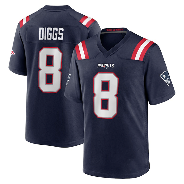 New EnglandS Patriotses JerseyDrake Maye Christian Gonzalez Football Jersey Will Campbell TreVeyon Henderson Brady Vrabel Kayshon Boutte Stevenson Doubs