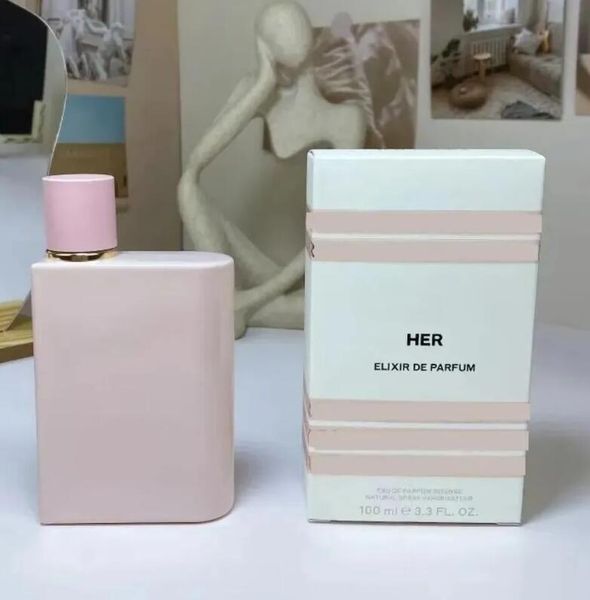 Charming Women Her Eau De Parfum Intense Perfume Spray 100ml Her Elixir De Parfum Goddess Floral Fruity Fragrance Lady Girls pink perfume High Quality Cologne Spray - Health & Beauty - myaceshop