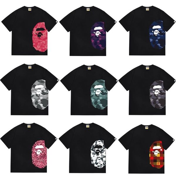 Fashion casual breathable oversize loose short sleeve designer shirts men women t shirt Letters Printed Vintage Washed Round-Neck tshirt - Apparel - myaceshop