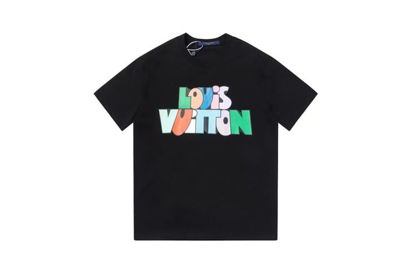 Men's T-shirt, Women's T-shirt, Designer T-shirt, High quality letter layer printed short sleeved loose casual T-shirt, 100% pure cotton men's and women's top PX - Apparel - myaceshop