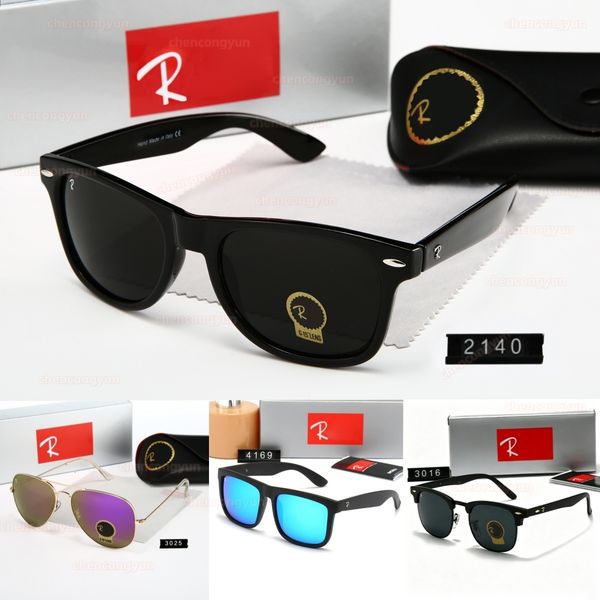 Fashion Sunglasses G-15 Lens 2140S Acetate Square Glasses Vintage Luxury Designer 4165S Justin Shades Eyewear For Men Women Sun Glasses With Box