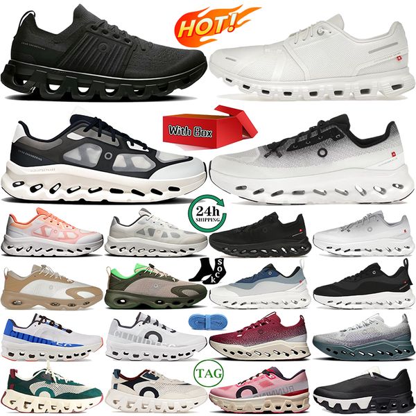 With Box oncloudds mens shoes cloutilt sneakers Cloudmonster Cloudsurfer shoes Cloudswift 4 trainers womens ons cloudes running shoes Remix Black Ivory EUR 36-46 - Shoes & Accessories - myaceshop