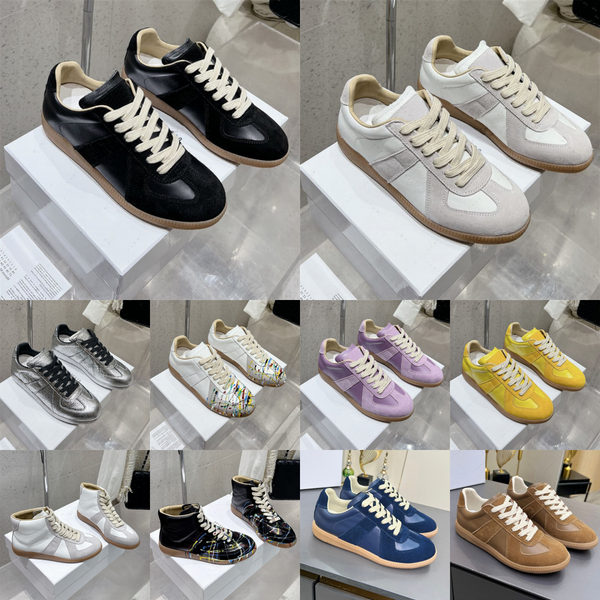 designer shoes gats men running shoes suede mm6 woman mens sneakers flat foam casual shoes trainer outdoor shoes men shoes - Fashion Collection - myaceshop