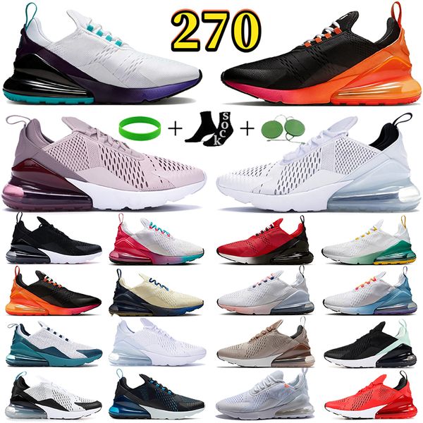 Designer shoe 270 running shoes mens 270s sneakers triple black white Houston San Francisco Core White Olive Light Bone Grape Brown red Men Womens Sport Sneakers - Shoes & Accessories - myaceshop