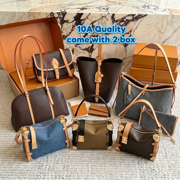 Luxury Hobo Bags For Women Designer Large Capacity Tote Handbags Classic Leather Shoulder Purses With Removable Pouch Fashion Travel Bag With Box Womans Purse PRPU - Bags, Luggage & Accessories - myaceshop