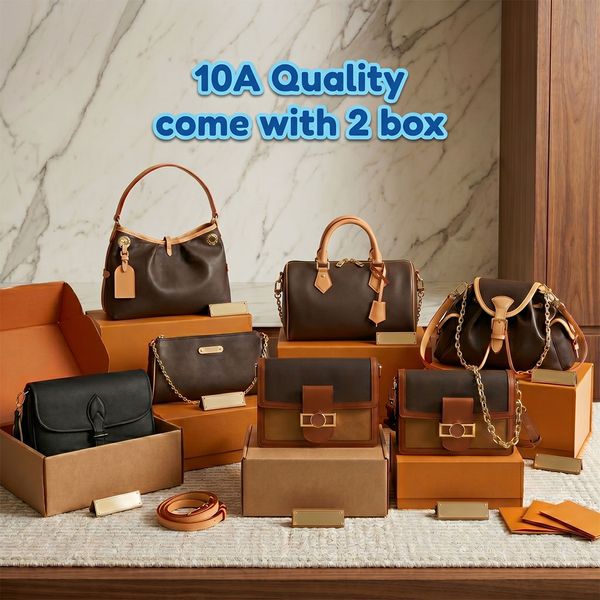 Vintage Designer Bags For Women Luxury Crossbody Handbags Totes Classic Metal Corner Shoulder Purses Retro Box Bag Fashion Messenger Bag With Box Womans Purse PRPU - Bags, Luggage & Accessories - myaceshop