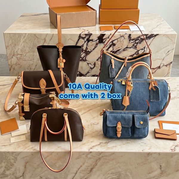 Luxury Hobo Bags For Women Designer Large Capacity Tote Handbags Classic Leather Shoulder Purses With Removable Pouch Fashion Travel Bag With Box Womans Purse PRPU - Bags, Luggage & Accessories - myaceshop