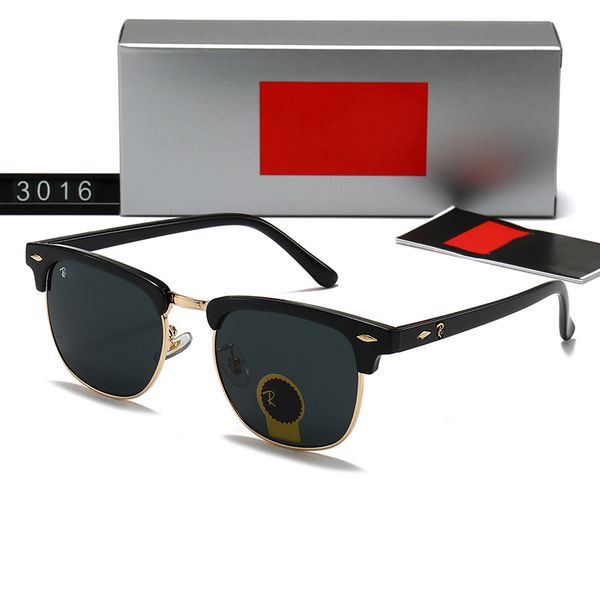 2026 Designer Sunglasses for Womens Mens Outdoor Sunglasses Shades Fashion Goggle UV400 Eyewear Classic glasses 3016 Male Sun Glasses Metal Frame gift With Box