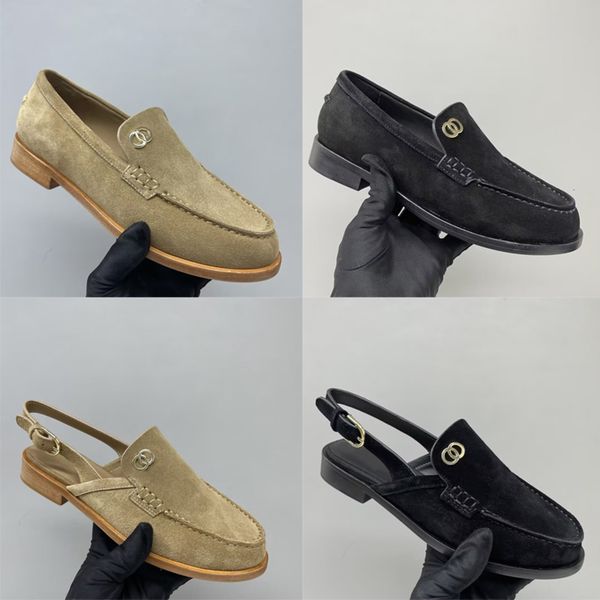 Designer Women High Quality Loafers Formal Shoes Ballet Flats Round Toe Women Dress Shoes Women Slingback Sandals 1044 - Shoes & Accessories - myaceshop