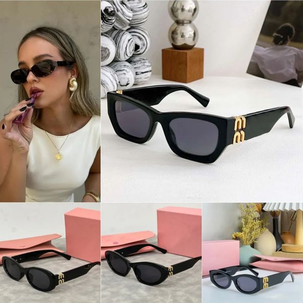 Designer Sunglasses Fashion Glasses Oval Frame M Sunglass Womens Anti-Radiation 2026 New Style Uv400 Polarized Lenses Mens Retro Eyeglasses With Box - Fashion Collection - myaceshop