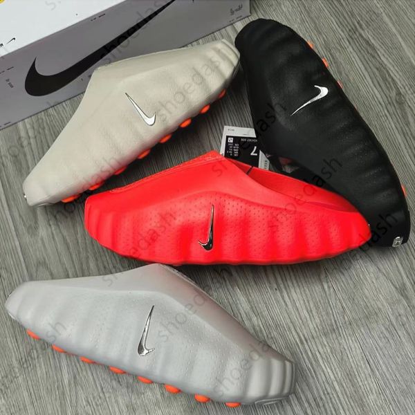 Designer Mind 001 002 Running for Men Women Pre-match Tech Comfortable Slippers Bone Solar Red Black Chrome Light Smoke Grey Fashion Shoes top quality - Shoes & Accessories - myaceshop