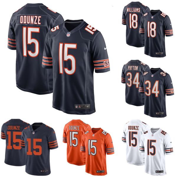 Men's Chicago Bears Caleb Williams Navy Player Game Jersey