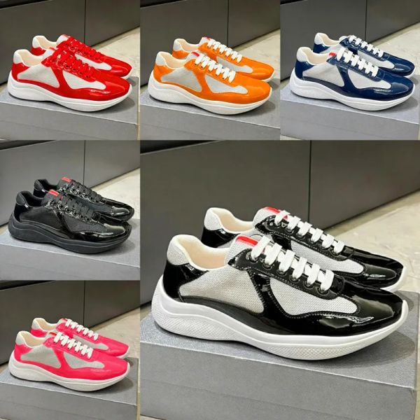 Designer American cup Casual low red Sneakers Luxury Trainers Americas sneaker Rubber Fabric Outdoor Comfortable Walking Shoes Size 36-49 - Shoes & Accessories - myaceshop