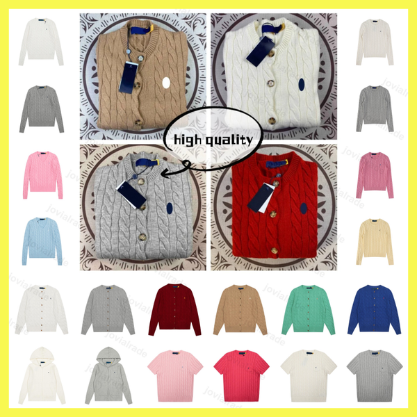 Women's Designer Embroidered Cardigan Sweater Knitted embroidered sweater Blended cotton sweater Knitted Fashionable high-quality sweater Size: S-2XL - Apparel - myaceshop