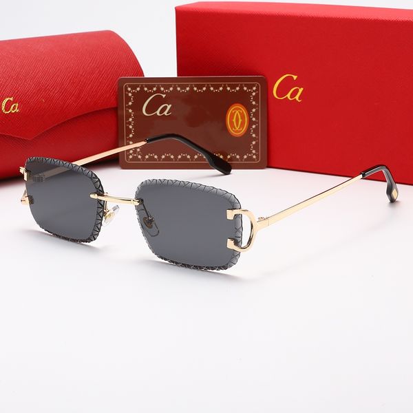 luxury Sunglasses Designer letter womens Mens Goggle senior Eyewear For Women Men eyeglasses frame Vintage Metal Sun Glasses With Box - Fashion Collection - myaceshop