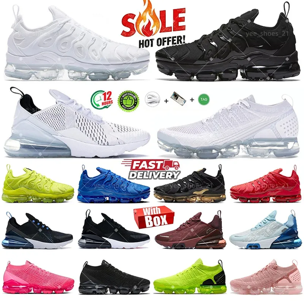 TN Plus 270 Running Shoes 270s Premium Mens Women Sneakers Triple White Black 2.0 3.0 Red Game Pink Wolf Grey Walking Sports Trainers with box 36 47 - Shoes & Accessories - myaceshop