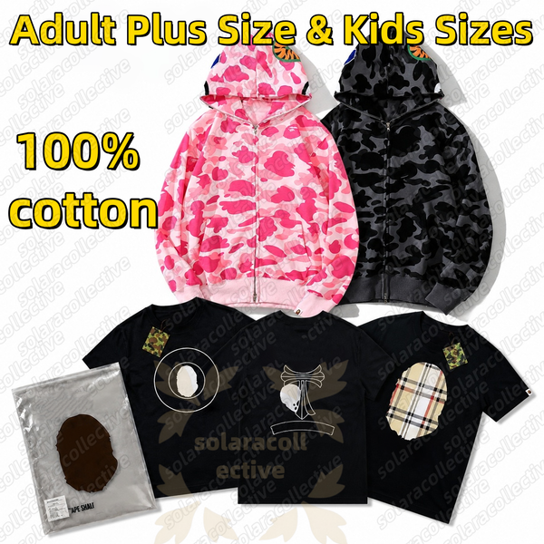 10S 100% cotton Shark hoodie Correct version 1:1 t shirt mens designer clothes shirts for men designer shirts hoodies designer men clothes graphic tee tees jacket - Apparel - myaceshop