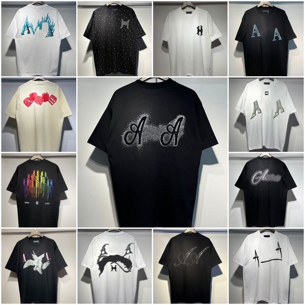 Unisex Minimalist T-Shirt Fashion Letter Print Short Sleeve Tee Casual Loose Fit Cotton Graphic Top Simple Streetwear Daily Casual Clothes for Men Women - Apparel - myaceshop