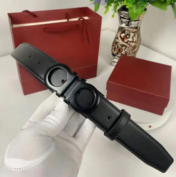 man leather belt belts designer for men big Smooth buckle classic fashion mens AA - Fashion Accessories - myaceshop
