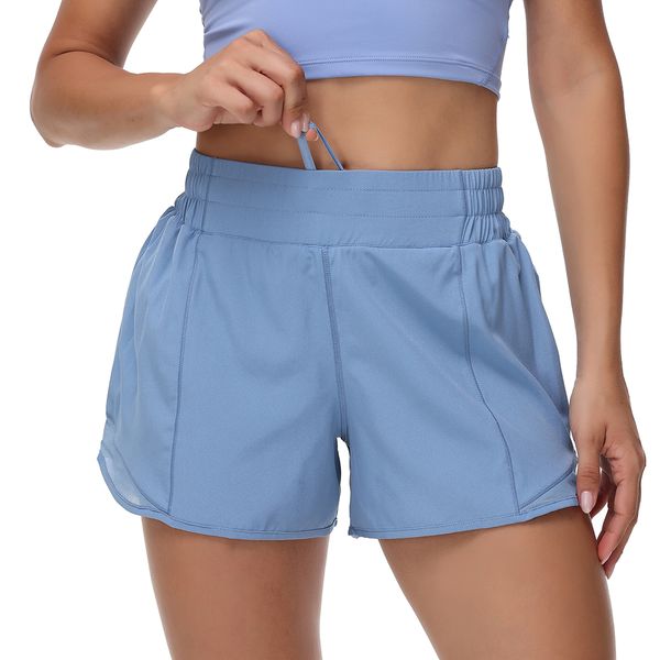 Womens Hotty Hot High-Rise Lined Short 4" Gym Fitness Training Tights Sport Quick-drying Short Pants Fashion Trousers - Sports & Outdoors - myaceshop