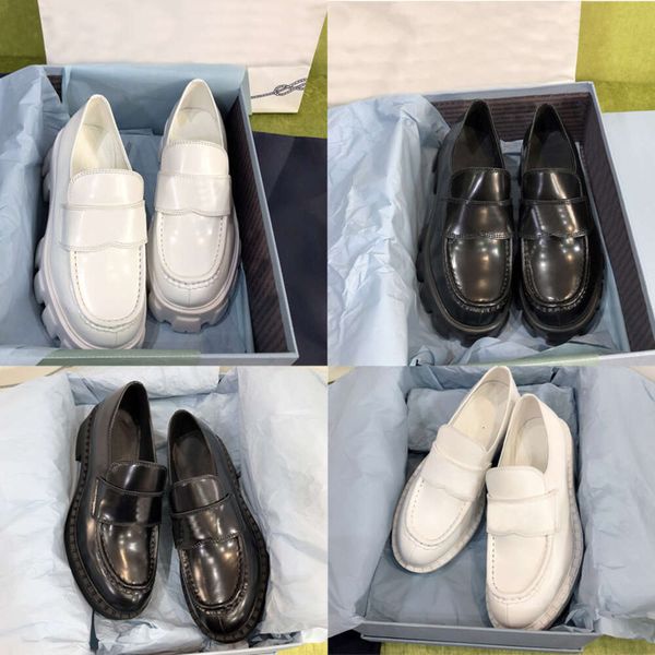 loafers designer men monolith loafer brushed leather loafers women leather shoes High quality 517 - Fashion Collection - myaceshop