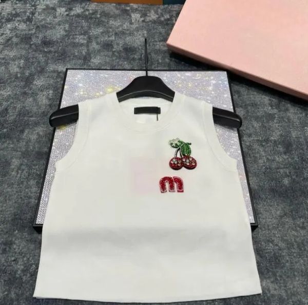 Brand Fashion Women's Tank Top Camis Embroidery Print Slim Vest Daily Casual Clothing - Apparel - myaceshop
