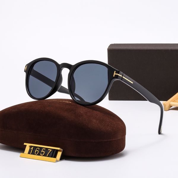 1657 FF Top luxury Sunglasses lens designer womens Mens Goggle senior Eyewear For Women eyeglasses frame Vintage Metal Sun Glasses