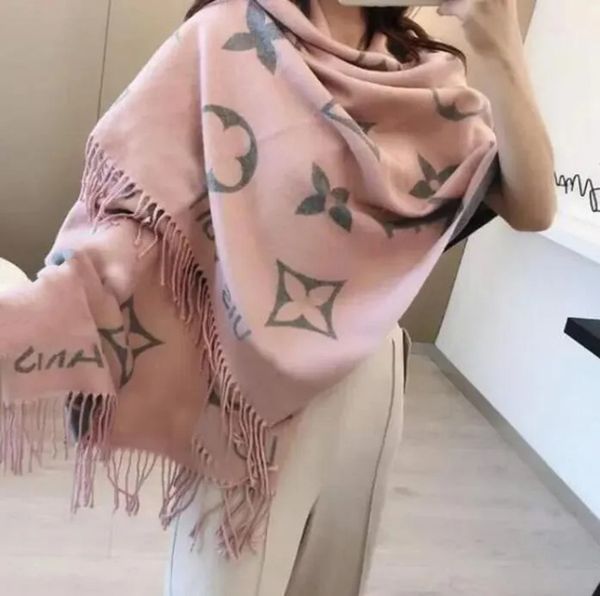 New Luxury Scarfs Designer Scarf Pashmina For Women mens Designers Warm Scarfs Fashion Classic Men And Women Cashmere Wool Long Shawl Box - Fashion Accessories - myaceshop