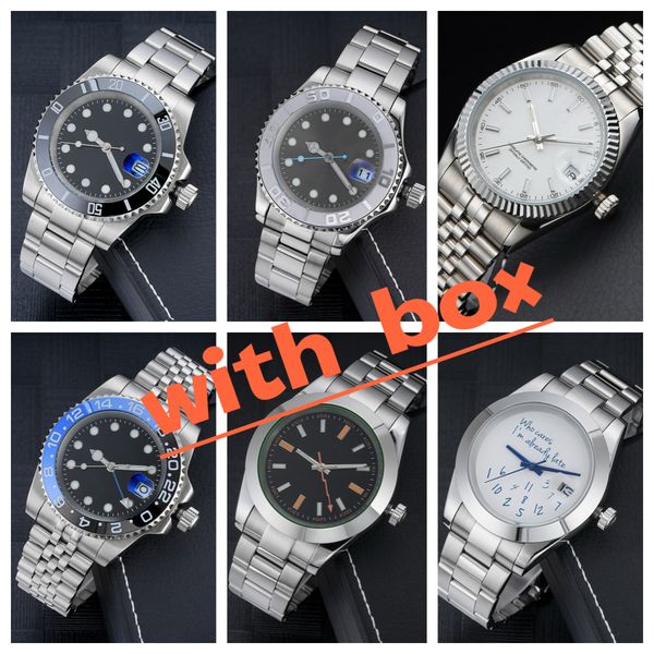 Mens Mechanical Watches 36/41MM Automatic Full Stainless steel Luminous Waterproof 28/31MM Quartz Women Watch Couples Style Classic Wristwatches montre de luxe - Watches - myaceshop