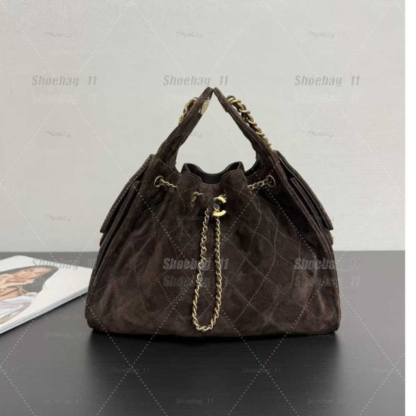 Evening Bags Designer shoulder diamond check long chain fashion bucket crossbody bag Big homeless person 25 suede leather grey casual luxury brand Medium hobo - Bags, Luggage & Accessories - myaceshop