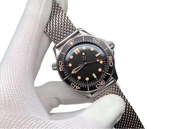 NTTD Watch 42mm No Time To Die Men Watch Automatic Movement Mechanical Montre de luxe Limited James Bond 007 Nato 300M Wristwatches - Watches - myaceshop