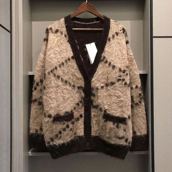 Womens Cardigan Sweaters Designer Wool Sweater Winter Warm Knits Shirts Long Sleeves Woman Classic Sweatshirt Tops Embroidery Shirt S-XL - Apparel - myaceshop