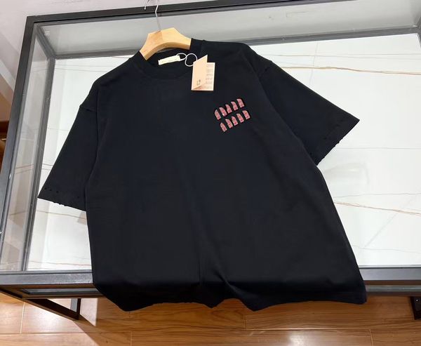 9A Womens T Shirt Tees Shirts Vest Designer Tank Summer Short Sleeves Round Neck Woman Tops T-Shirts With Embriodery Tshirts S-3XL