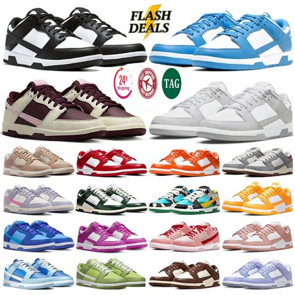 Designer Shoes Men Women Casual Running Shoes Flat Sneakers Panda Triple White Black Orange Pink University Blue Red Green Red Hiking Outdoor Mens Sports Trainers - Shoes & Accessories - myaceshop